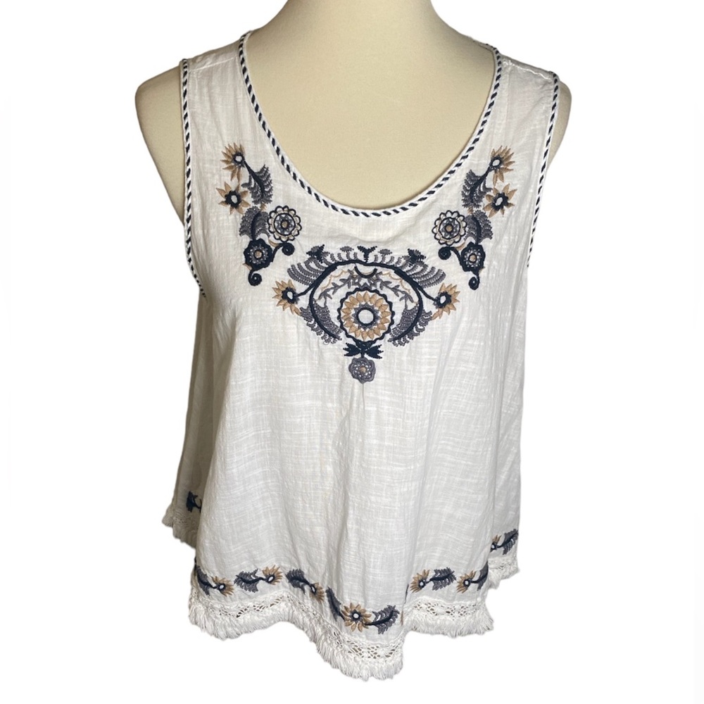Max Studio Boho Tank Top